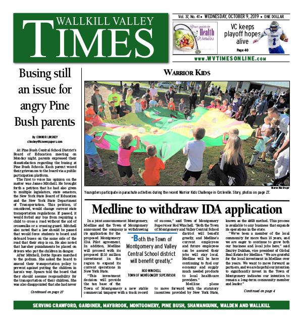 Wallkill Valley Times Oct. 09 2019