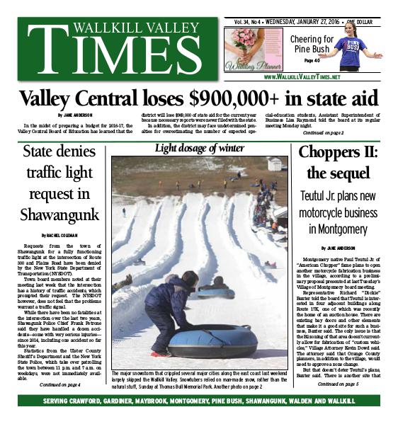 Wallkill Valley Times Jan. 27 2016