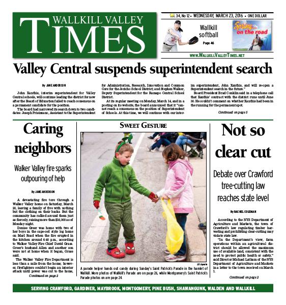 Wallkill Valley Times Mar. 23 2016
