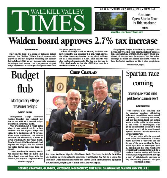 Wallkill Valley Times Apr. 27 2016