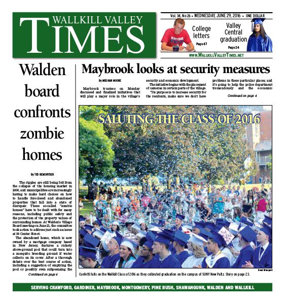 Wallkill Valley Times Jun. 29 2016