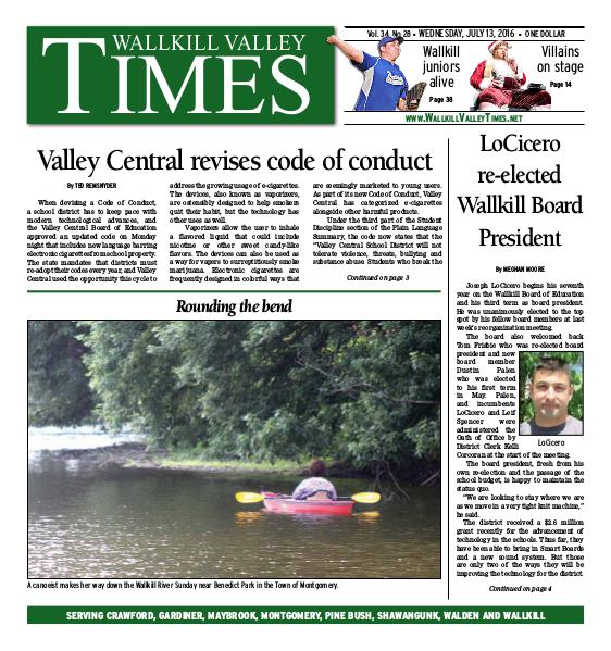 Wallkill Valley Times Jul. 13 2016