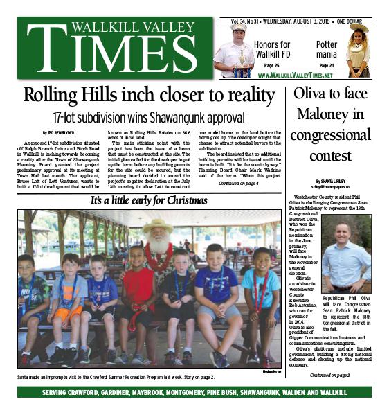 Wallkill Valley Times Aug. 03 2016