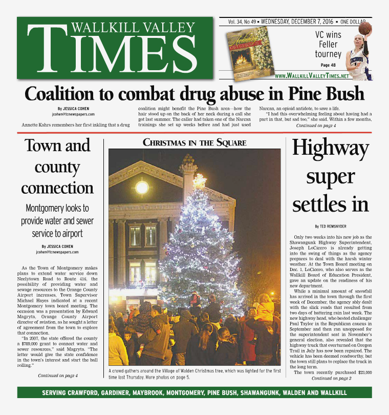 Wallkill Valley Times Dec. 07 0216