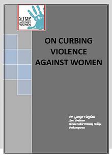 On Curbing Violence Against Women