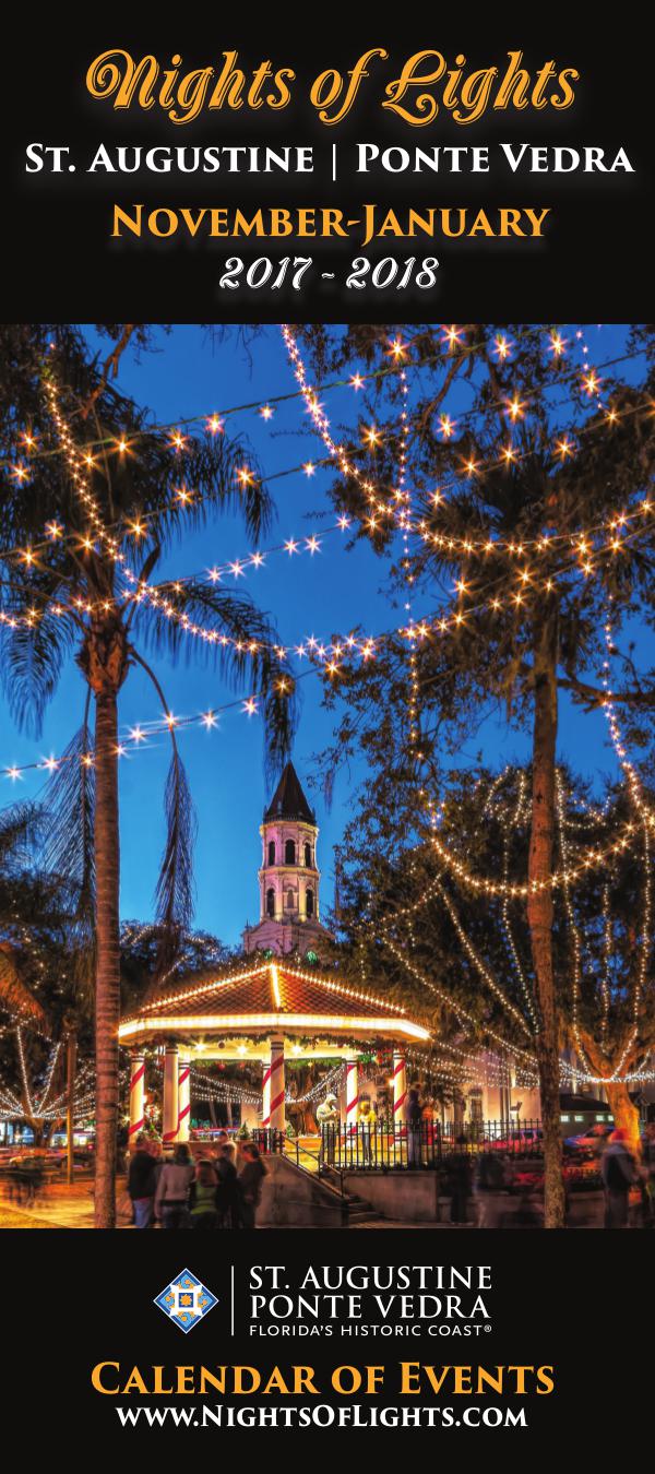 Florida's Historic Coast Calendar of Events Nights of Lights Nov 2017-Jan 2018