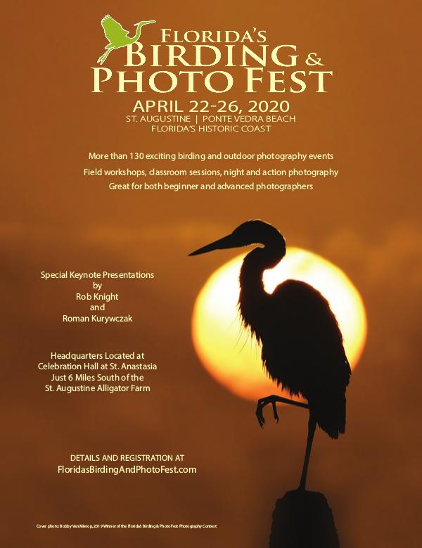 Florida's Birding & Photo Fest official guide 2020