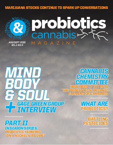 Probiotics & Cannabis Magazine Aug/Sept 2015