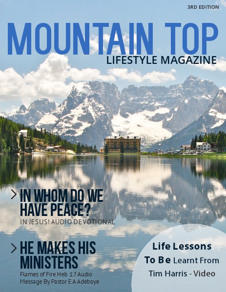 MOUNTAIN TOP LIFESTYLE MAGAZINE 3RD EDITION
