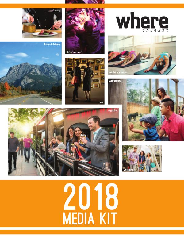 WHERE Calgary Media Kit 2018