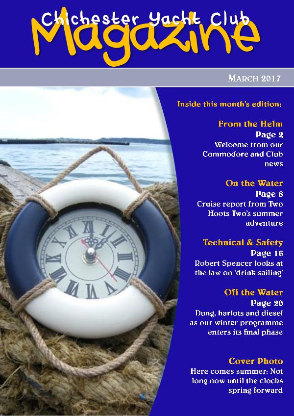 Chichester Yacht Club Magazine March 2017