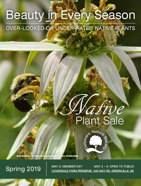 Native Plant Sale Catalogue - Delaware Nature Society Native Plant Sale Catalogue 2019