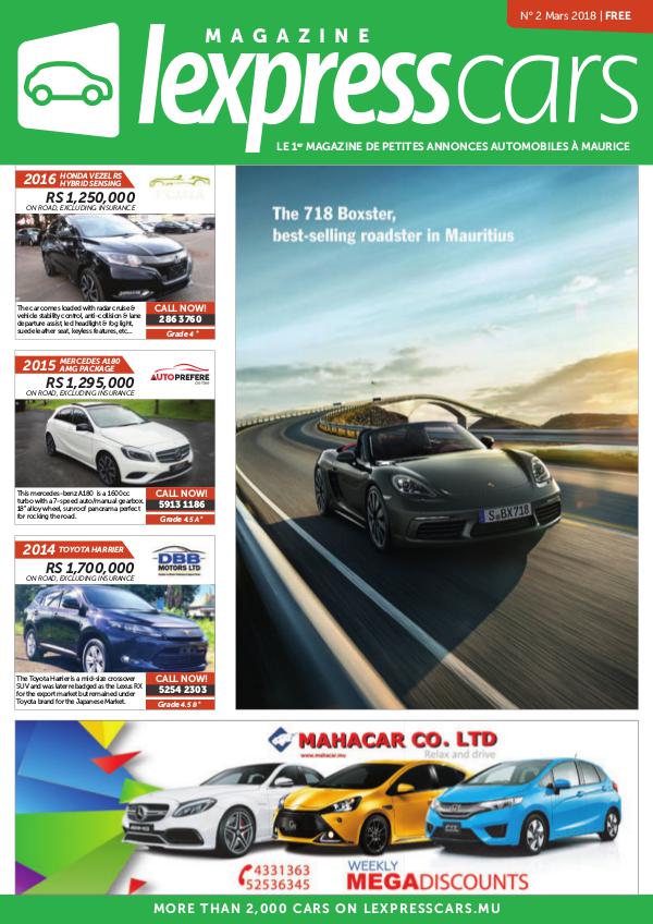Lexpress Cars Magazine N°2 Mars 2018