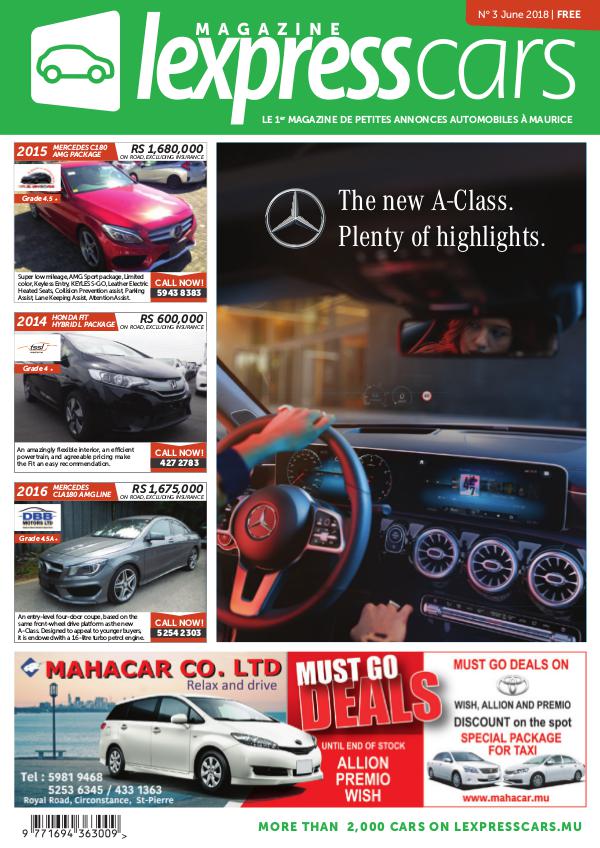 Lexpress Cars Magazine N°3 Juin 2018