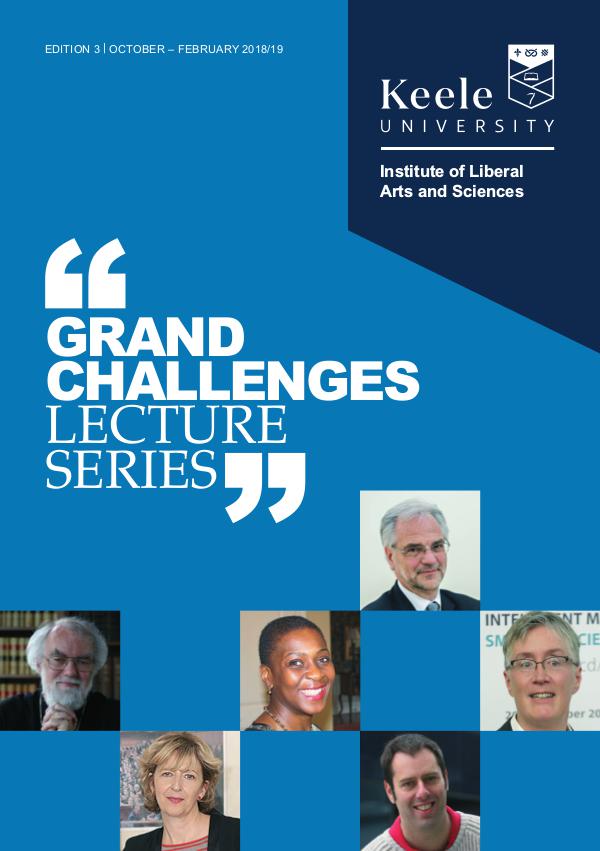 Grand Challenges lecture series Grand Challenges 2018-2019