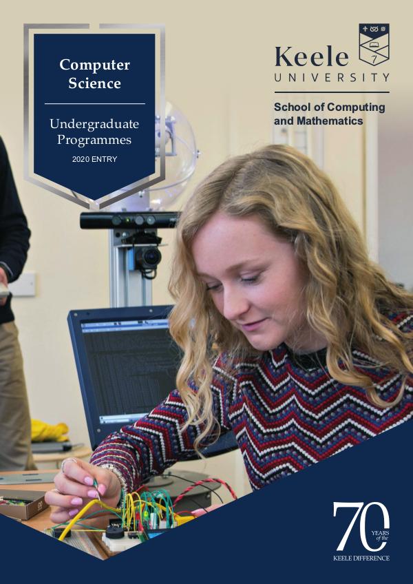 Computer Science Undergraduate Programmes 2020 Entry 2020 Entry