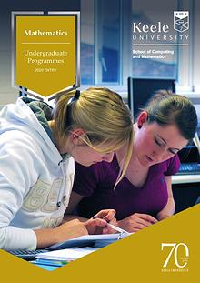 Keele University Mathematics Undergraduate Programmes 2020