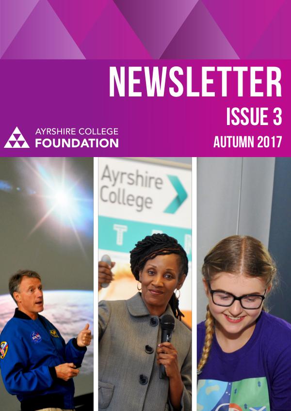 Ayrshire College Foundation Newsletter Autumn 2017 - lssue 3