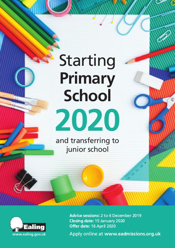 Primary School Prospectus EC8683 Primary School Prospectus 2020 PRINT