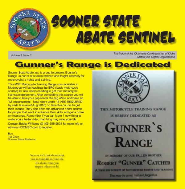 SOONER STATE ABATE SENTINEL Vol 3 Issue 2