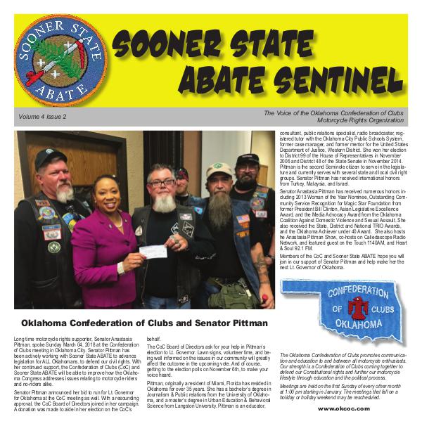 SOONER STATE ABATE SENTINEL Volume 4 Issue 2