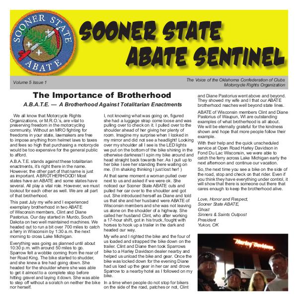 Sooner State Abate Vol 5 Issue 1