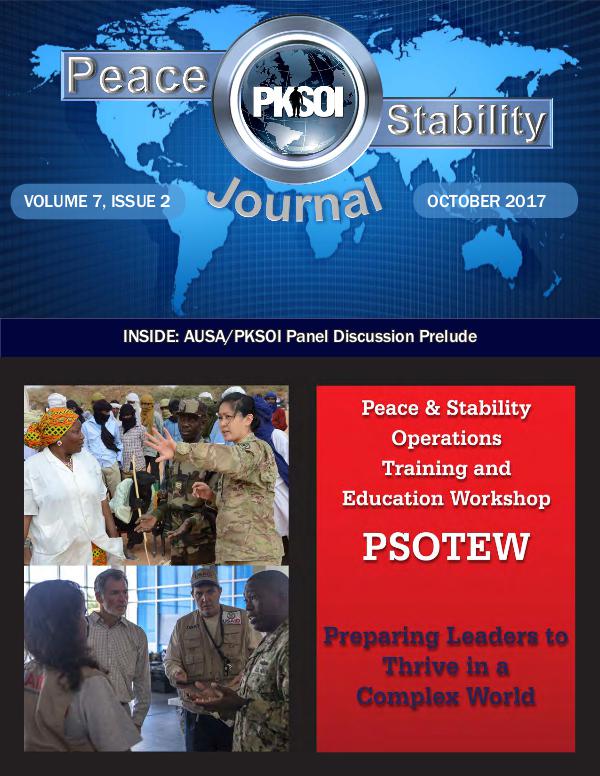 Peace & Stability Journal Volume 7, Issue 2