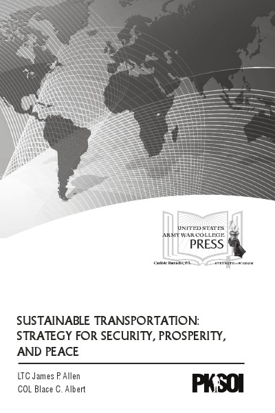 Sustainable Transportation: Strategy for Security, Prosperity, and Sustainable Transportation