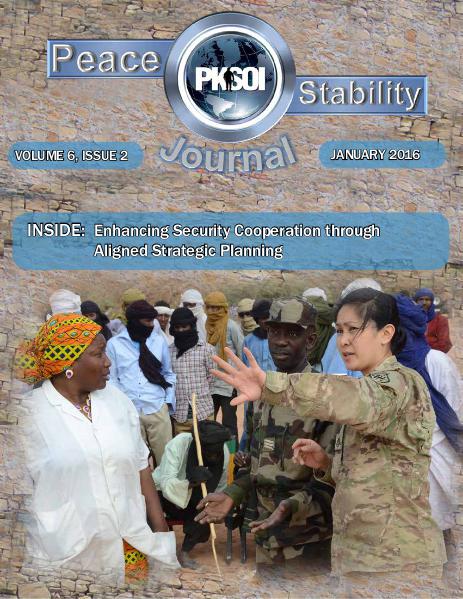 Peace & Stability Journal Volume 6, Issue 2