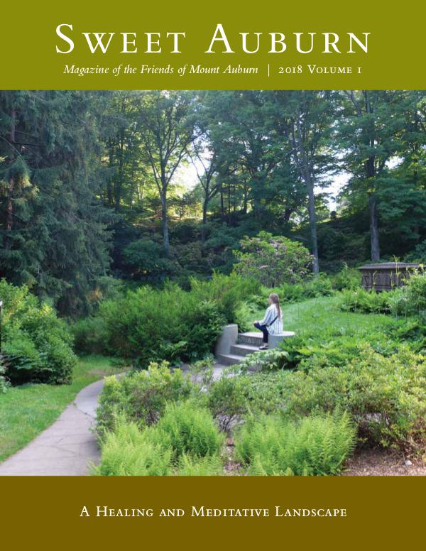 Sweet Auburn: The Magazine of the Friends of Mount Auburn A Healing and Meditative Landscape