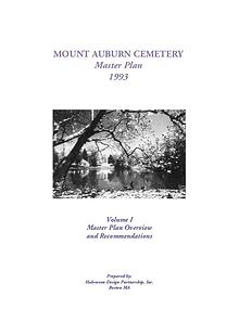 Mount Auburn Cemetery Master Plans