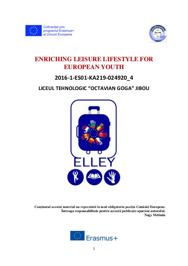 ELLEY - Erasmus + 2016-2018 Elley 2016-2018