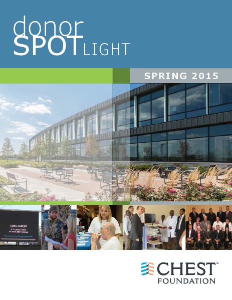 CHEST Foundation Donor Spotlight Spring 2015