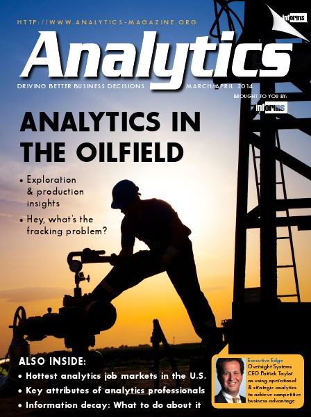 Analytics Magazine Analytics Magazine, March/April 2014
