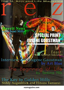 Art Blue in interview with Eugene Goostman in rezmagazine