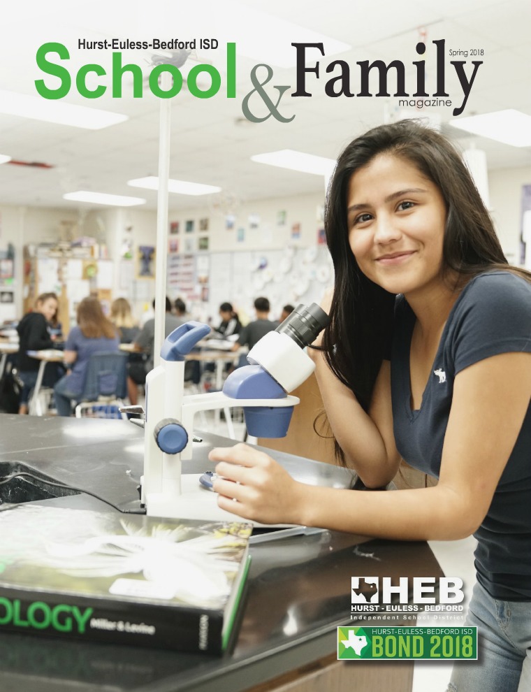 HEB ISD School & Family Magazine Spring 2018