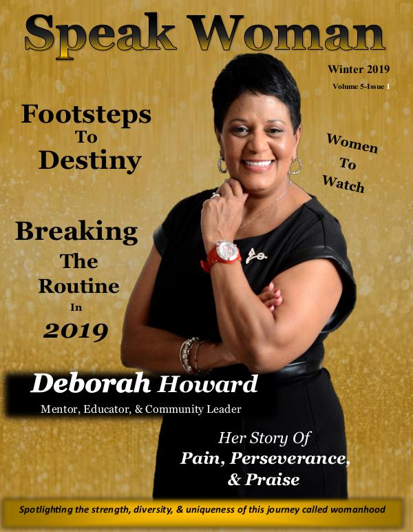 Winter 2019 Issue of Speak Woman Magazine