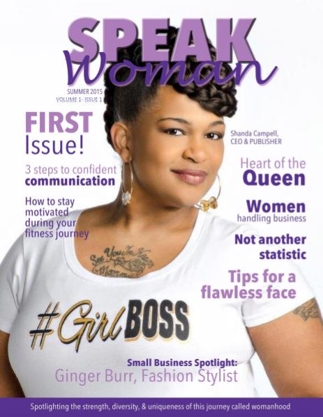 Speak Woman Magazine Volume 1 Issue 1