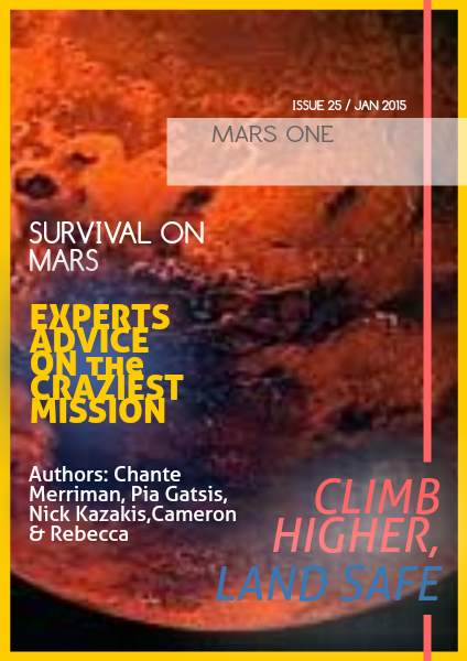 MARS ONE ASSIGNMENT VOL 1