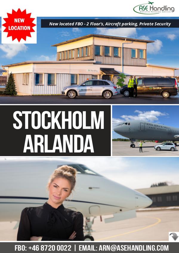 ASE Handling - Denmar & Sweden - Stockholm Arlanda ESSA/ARN