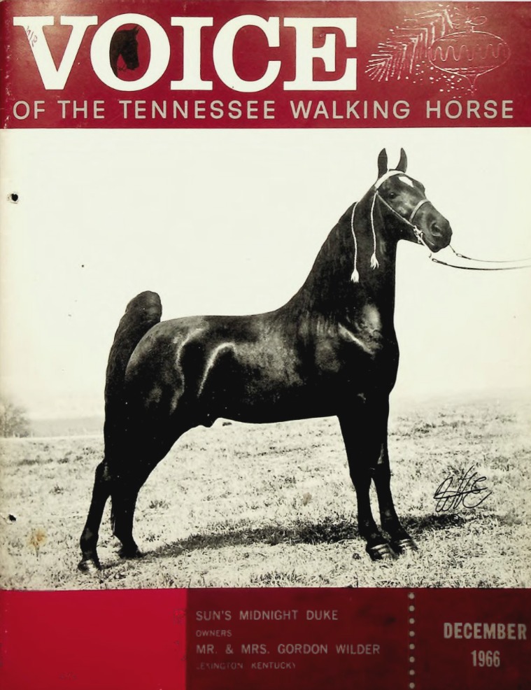 1966-Voice Of The Tennessee Walking Horse 1966 December Voice