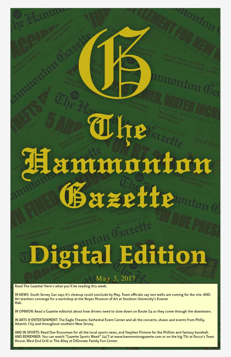 The Hammonton Gazette 05/03/17 Edition