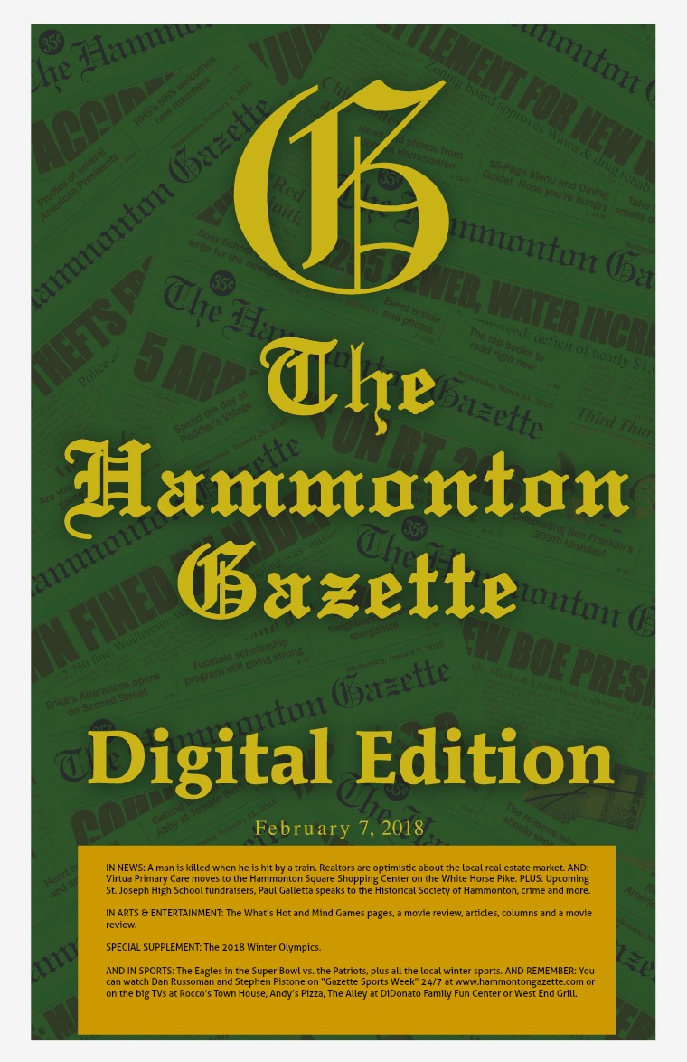 The Hammonton Gazette 02/07/18 Edition