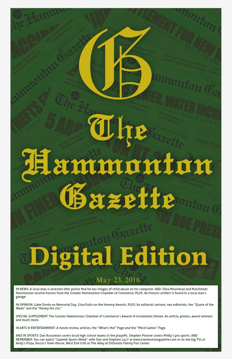 The Hammonton Gazette 05/23/18 Edition