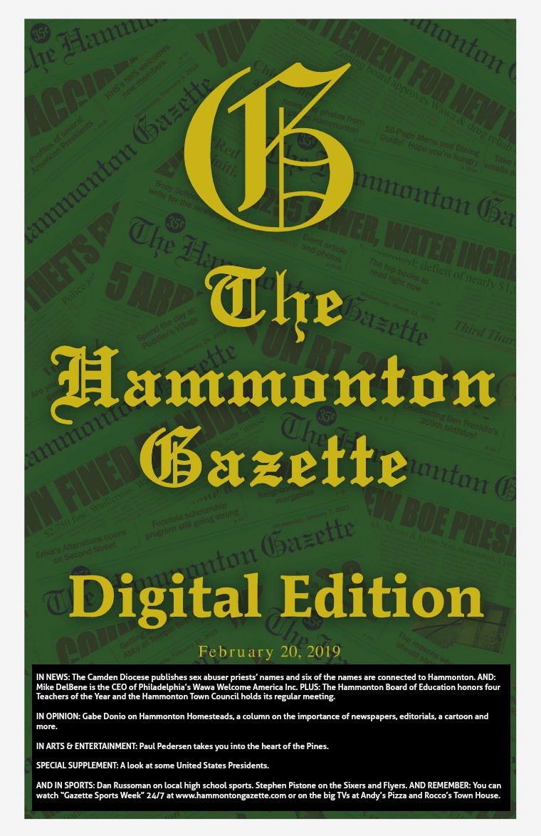The Hammonton Gazette 02/20/19 Edition