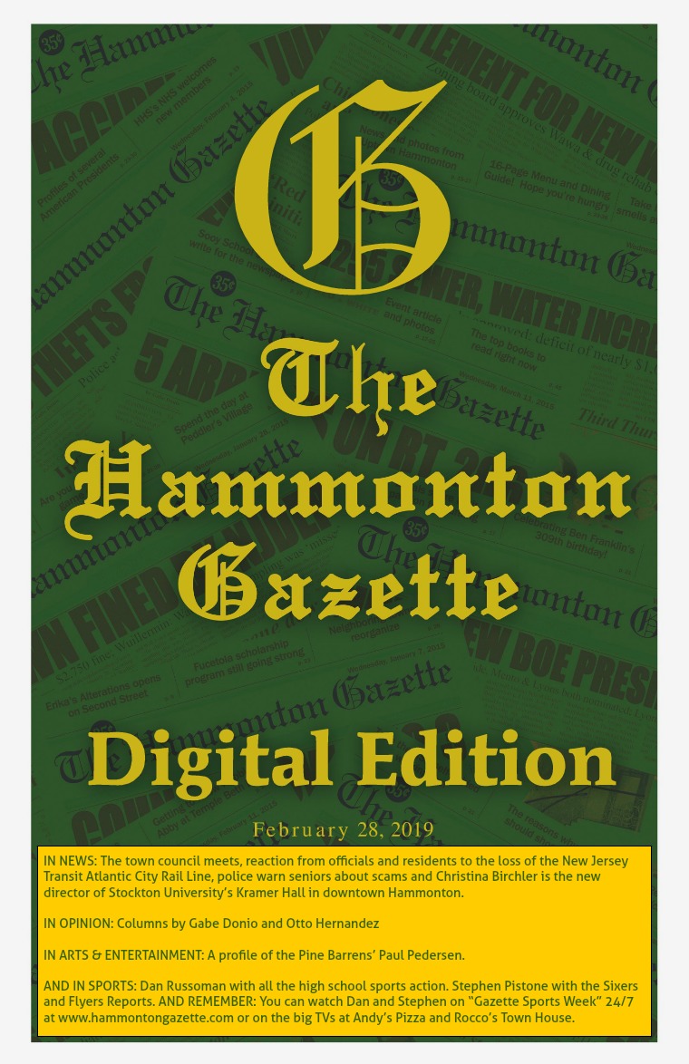 The Hammonton Gazette 02/27/19 Edition