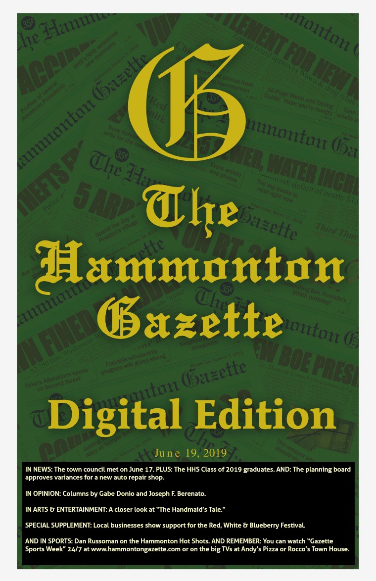 The Hammonton Gazette 06/19/19 Edition