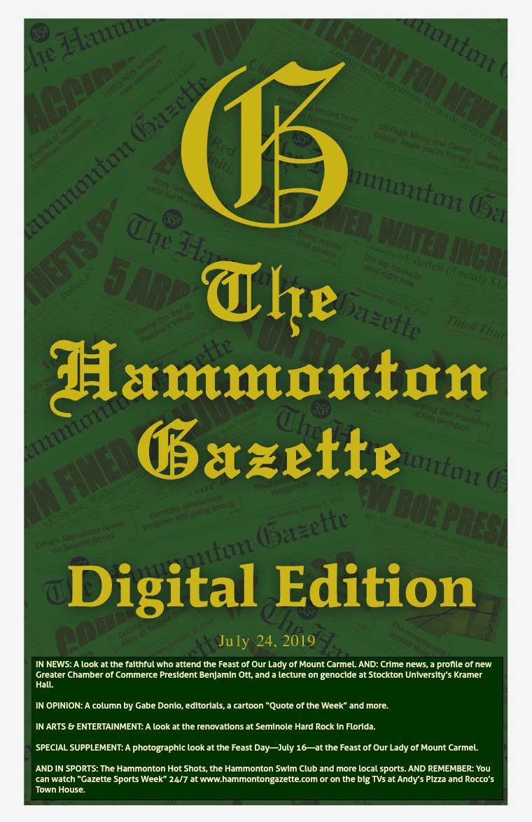 The Hammonton Gazette 07/24/19 Edition
