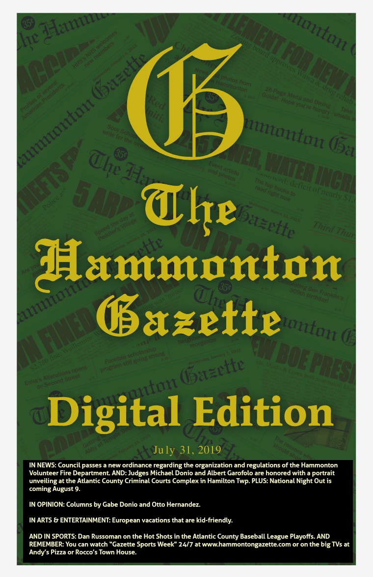 The Hammonton Gazette 07/31/19 Edition