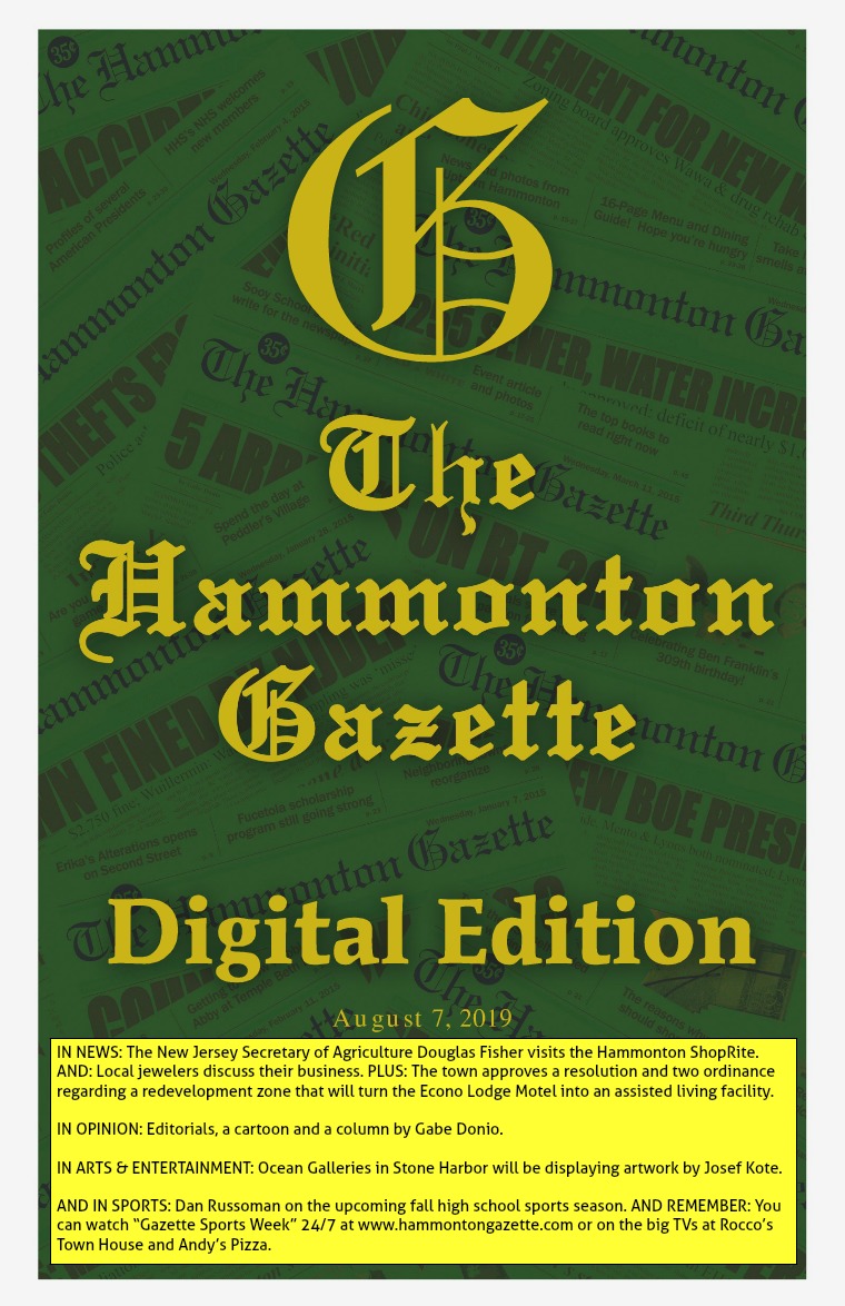 The Hammonton Gazette 08/07/19 Edition
